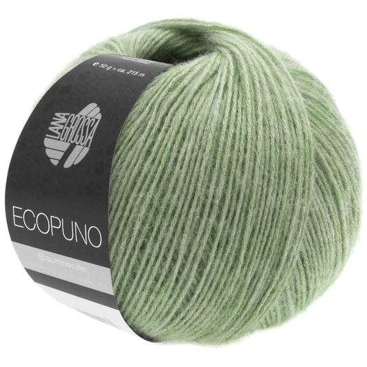 13310020|Lana Grossa Ecopuno Yarn, Light Green