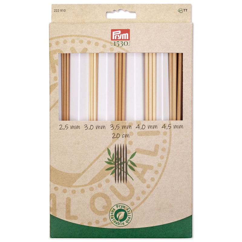 Load image into Gallery viewer, 222910|Prym Double-Pointed Knitting Needles Set, Bamboo, 2.5-4.5mm