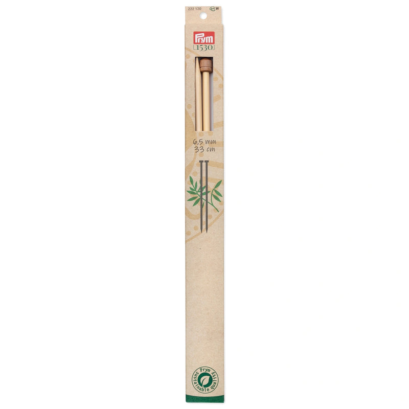 Load image into Gallery viewer, 222120|Prym 13" Single Point Bamboo Knitting Needles, 6.5mm
