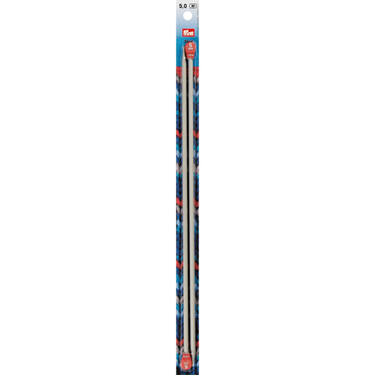191467|Prym 14" Single Point Aluminum Knitting Needles, 5mm