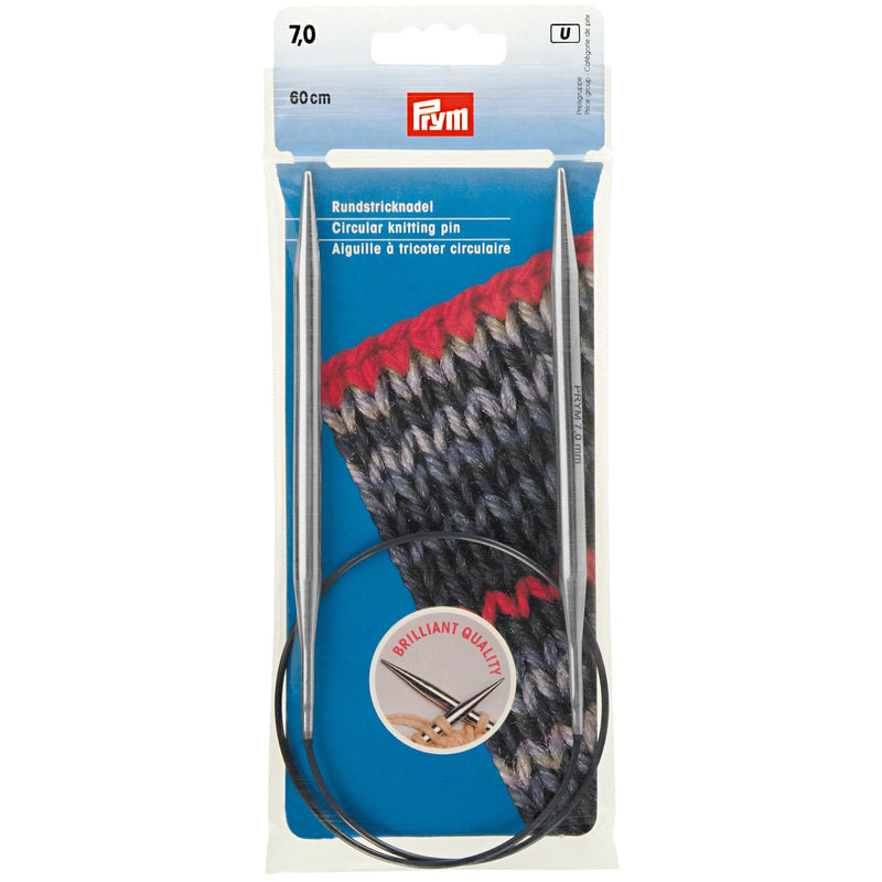 Load image into Gallery viewer, 212192|Prym 24" Circular Brass Knitting Needles, 7mm