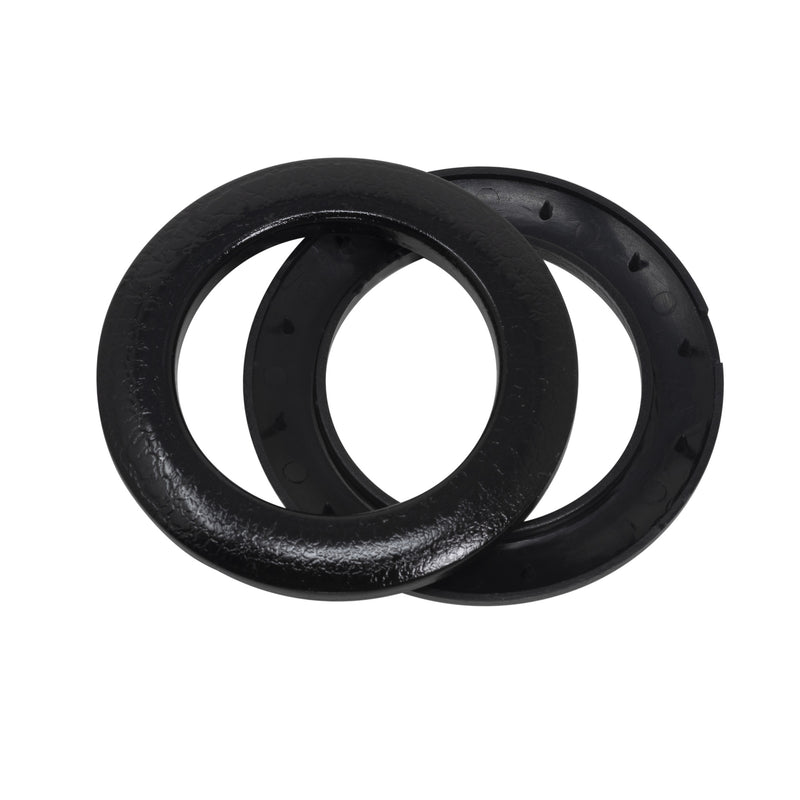 Load image into Gallery viewer, 44464|Dritz 1-9/16" Plastic Curtain Grommets, Black Textured, 8 Sets
