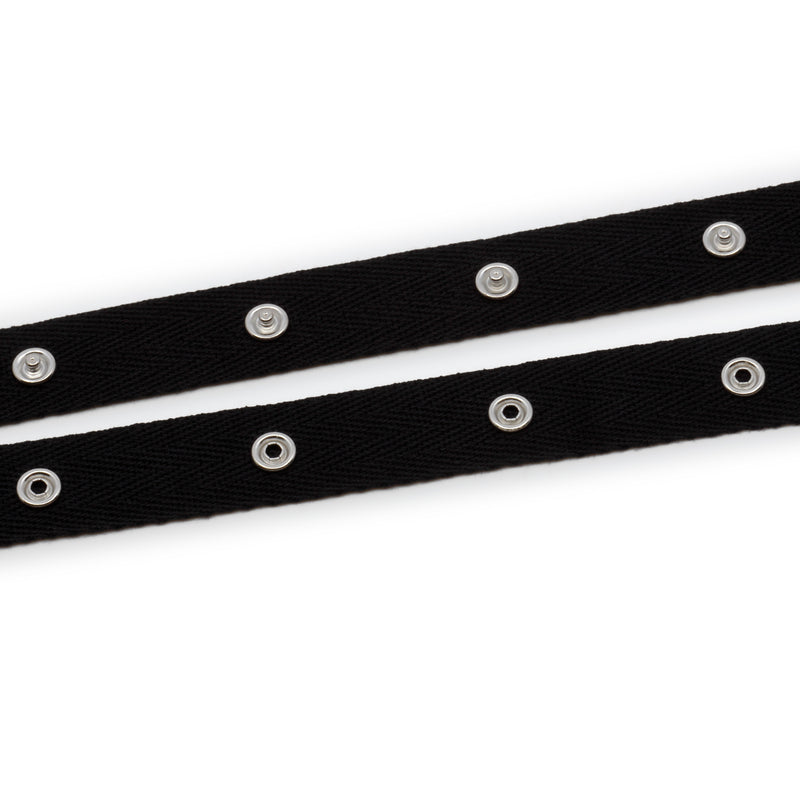 Load image into Gallery viewer, 28607-1|Dritz Snap Tape with Metal Snaps, Black, 8 yd