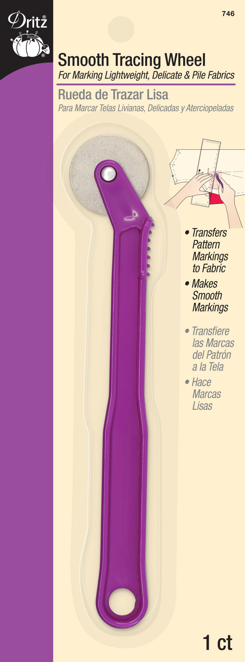 Cargue la imagen en el visor de la galería, 746|Dritz Smooth Tracing Wheel