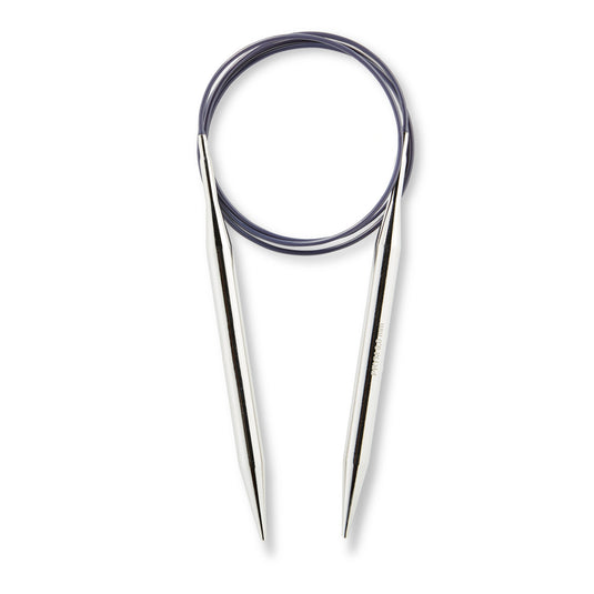 212226|Prym 40" Circular Brass Knitting Needles, 9mm