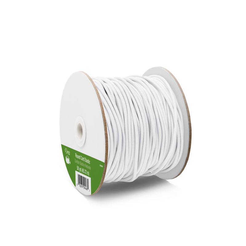 Load image into Gallery viewer, 9486W|Dritz Round Cord Elastic, White, 50 yd