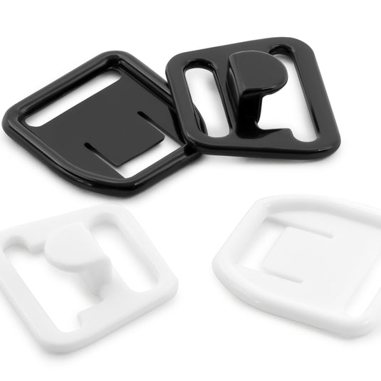 56698-12-66|Dritz Nursing Bra Clips, Black & White, 4 Sets, 1/2"