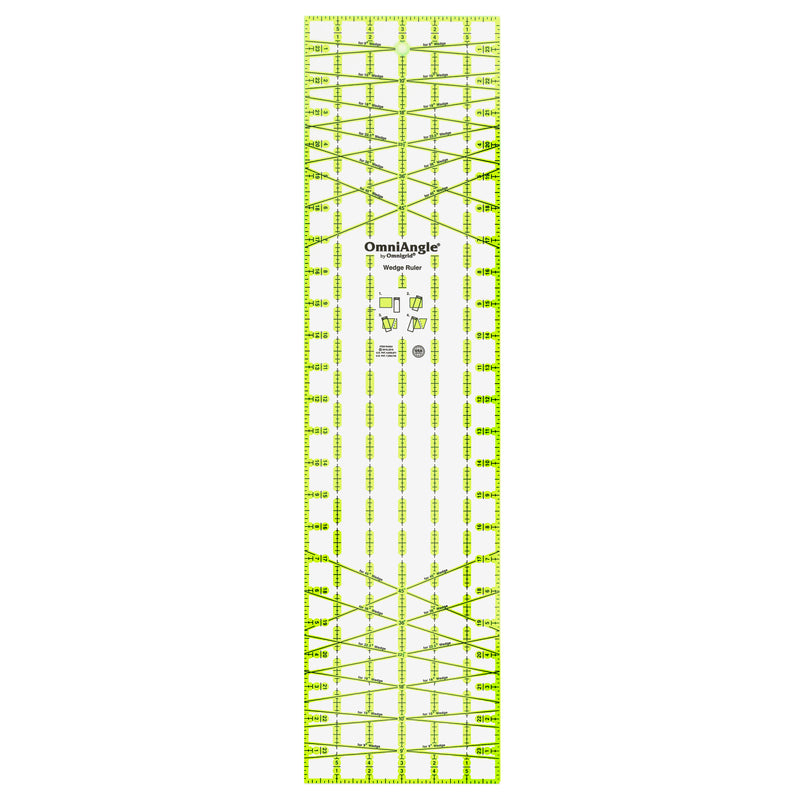 Load image into Gallery viewer, RA624|Omnigrid Wedge Ruler, 6" x 24"
