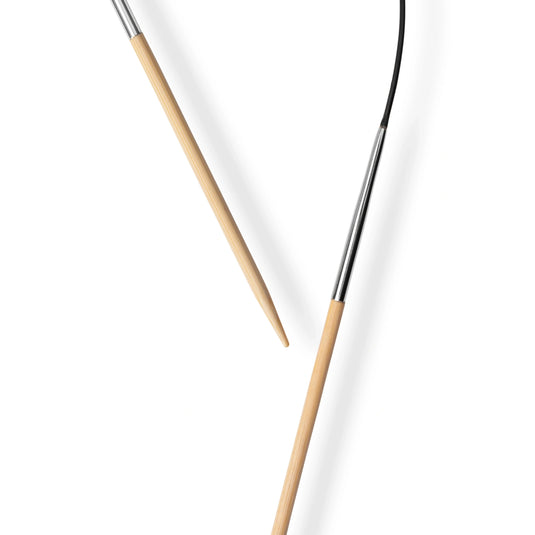 222523|Prym 16" (40 cm) Circular Bamboo Knitting Needles, US 1.5 (2.5 mm)