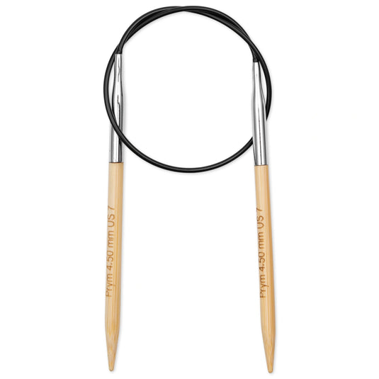 222527|Prym 16" (40 cm) Circular Bamboo Knitting Needles, US 7 (4.5 mm)