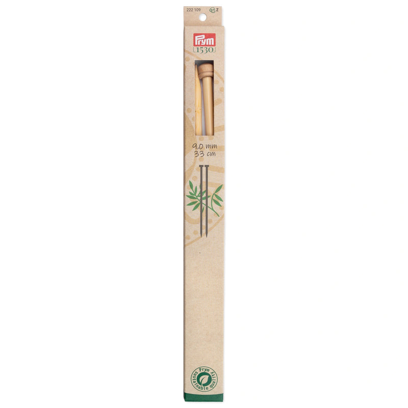 Load image into Gallery viewer, 222109|Prym 13" Single Point Bamboo Knitting Needles, 9mm
