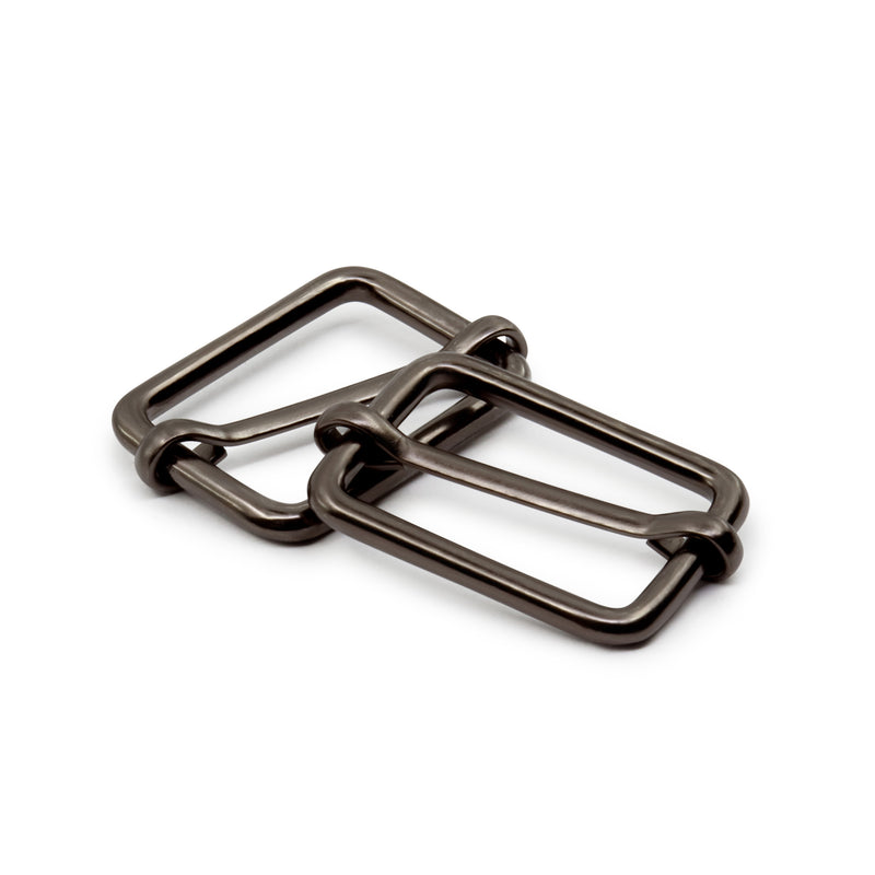 Load image into Gallery viewer, 726-33|Dritz 1" Adjustable Slide Buckles, Gunmetal, 2 pc