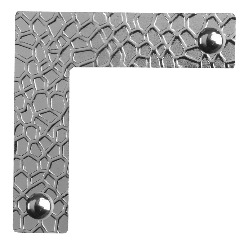 Chargez l'image dans la visionneuse de la galerie, 44794-65|Dritz Textured Campaign Corners, Small, Nickel, 4 pc