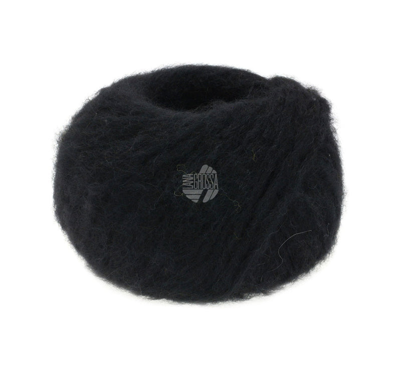 Load image into Gallery viewer, 12080016|Lana Grossa Alpaca Moda Yarn, Black
