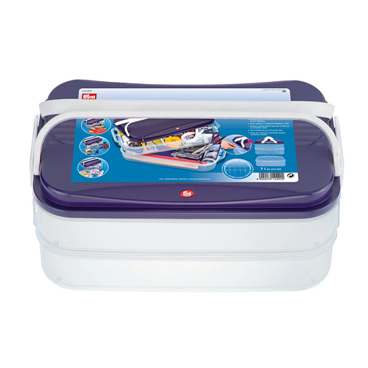 612420|Prym Jumbo Click Box, Clear