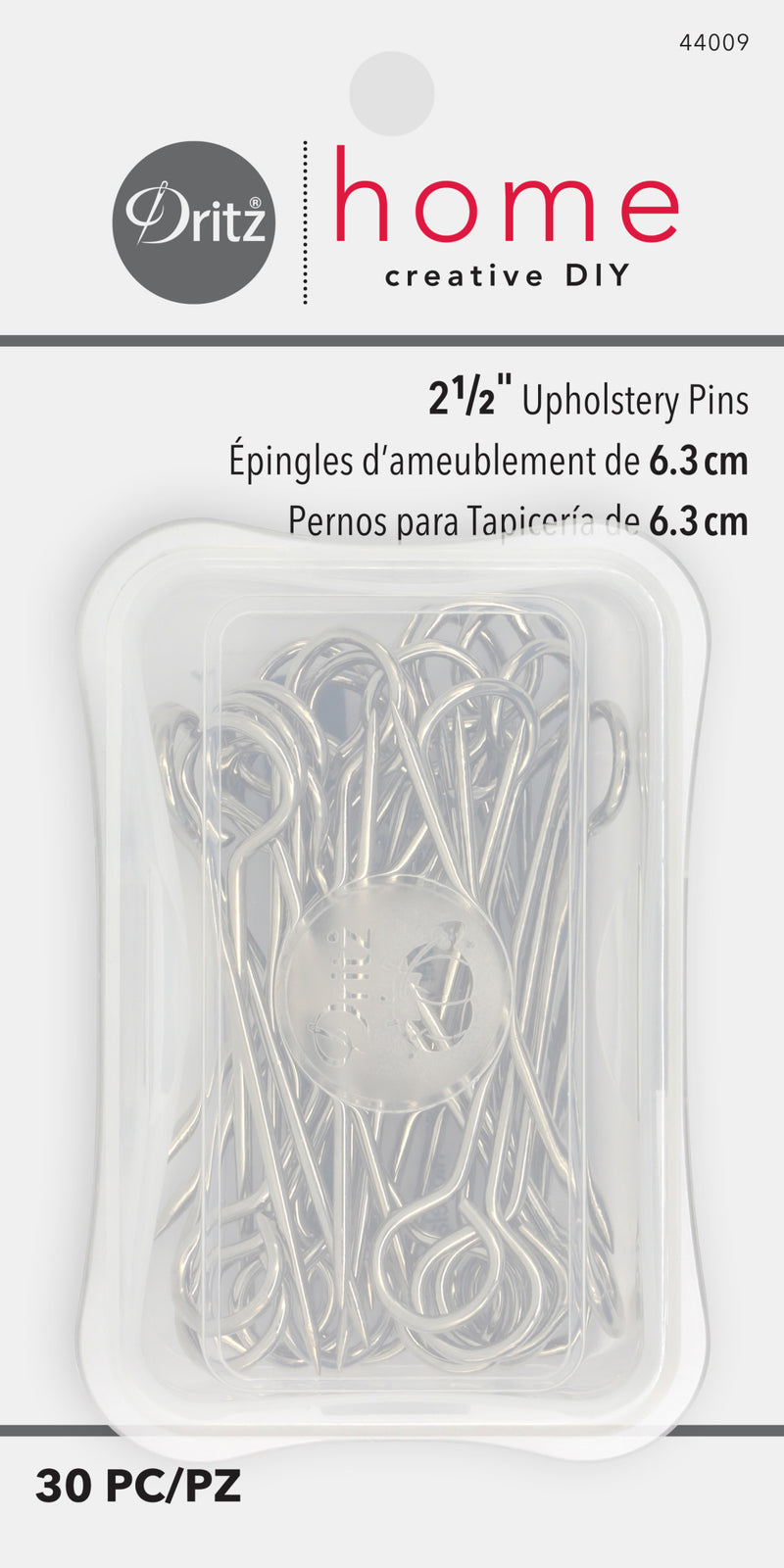 Load image into Gallery viewer, 44009|Dritz 2-1/2" Upholstery Pins, Nickel, 30 pc