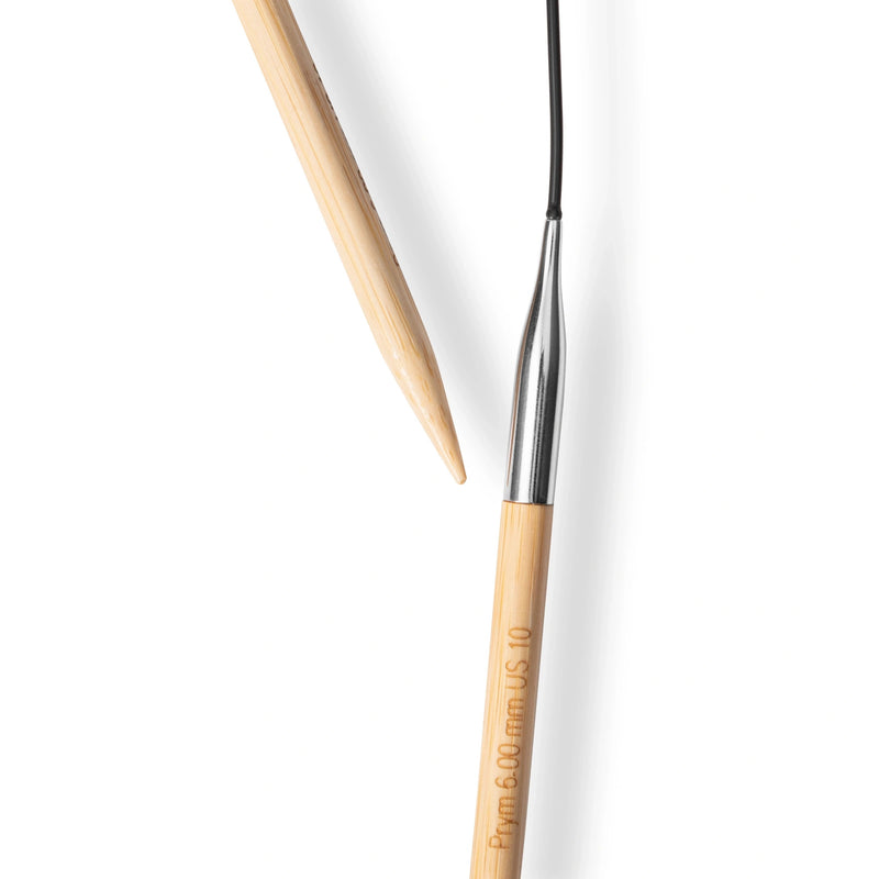 Chargez l'image dans la visionneuse de la galerie, 222530|Prym 16" (40 cm) Circular Bamboo Knitting Needles, US 10 (6 mm)