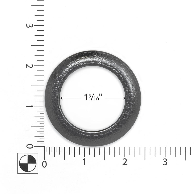 Load image into Gallery viewer, 44464|Dritz 1-9/16" Plastic Curtain Grommets, Black Textured, 8 Sets
