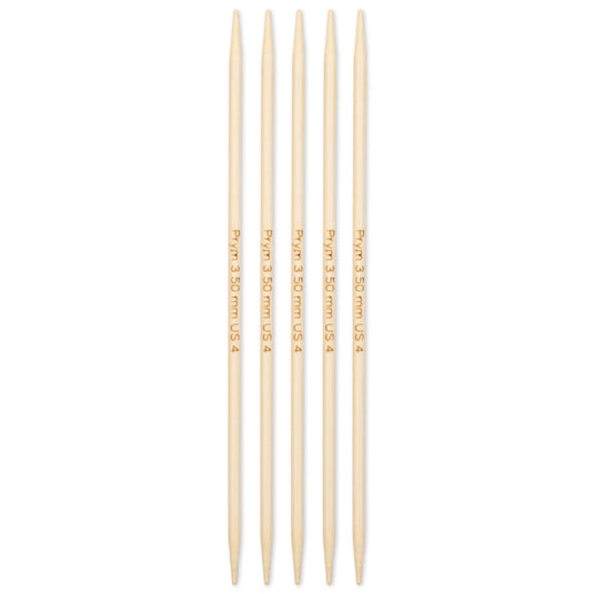 222203|Prym 6" Double Point Bamboo Knitting Needles, 3.5mm