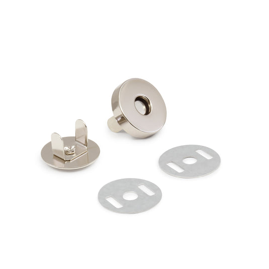 763-65|Dritz 3/4" Magnetic Snap, 1 Set, Nickel