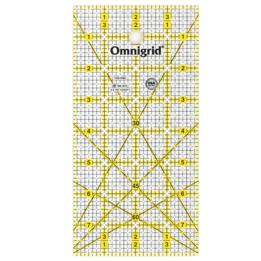 R11248|Omnigrid Rectangle Ruler Value Pack (1"x6", 4"x8", 6"x12")
