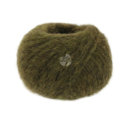 12080014|Lana Grossa Alpaca Moda Yarn, Olive Brown