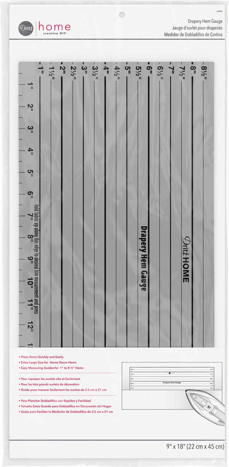 Load image into Gallery viewer, 44080|Dritz Drapery Hem Gauge