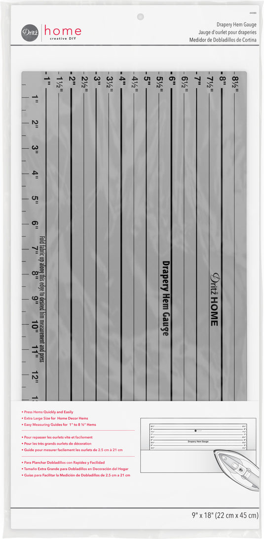44080|Dritz Drapery Hem Gauge