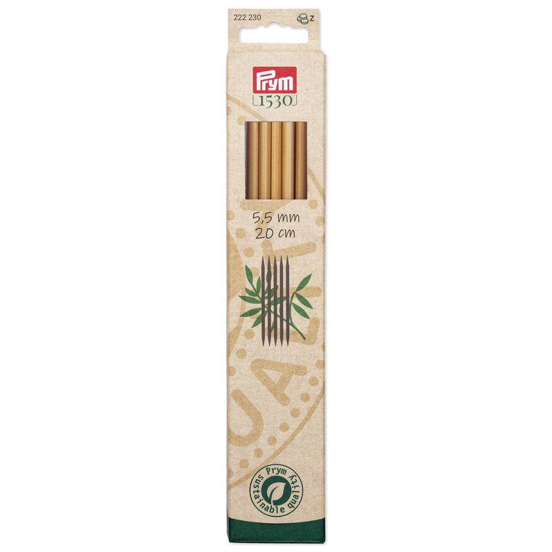 Load image into Gallery viewer, 222230|Prym 8" Double Point Bamboo Knitting Needles, 5.5mm
