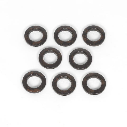 44451|Dritz 1" Plastic Curtain Grommets, Brown, 8 Sets