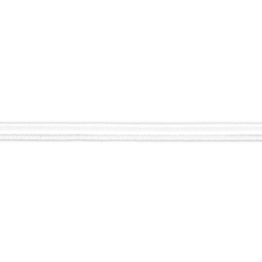 9341W|Dritz Oval Cord Elastic, White, 2-1/2 yd