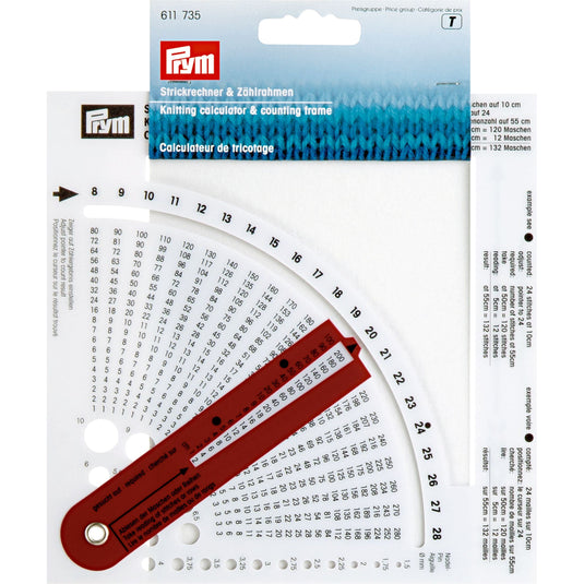611735|Prym Knitting Calculator