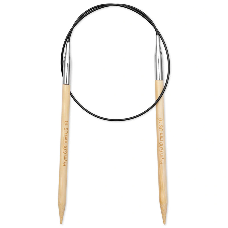 Load image into Gallery viewer, 222550|Prym 24" (60 cm) Circular Bamboo Knitting Needles, US 10 (6 mm)