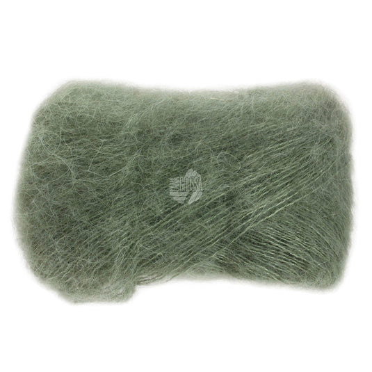 12950016|Lana Grossa Setasuri Yarn, Grey Green