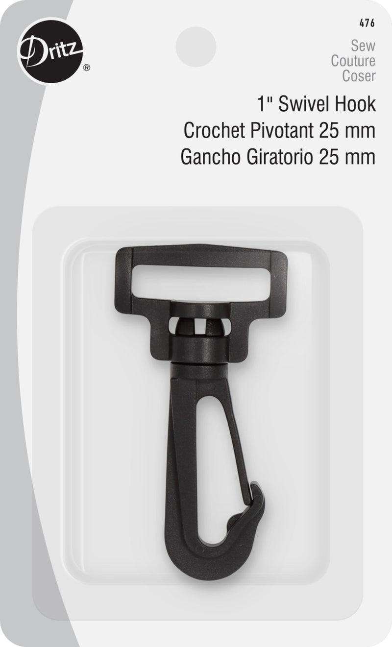 Load image into Gallery viewer, 476|Dritz 1" Swivel Snap Hook, Black
