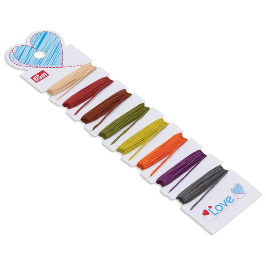 610641|Prym Embroidery Thread Card, Fall Colors