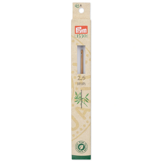 197601|Prym 6" Bamboo Crochet Hook, 2.5mm