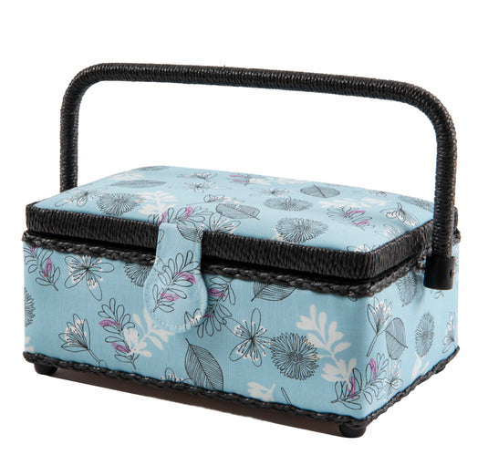 Z10010-191|Dritz Rectangular Sewing Basket, Small