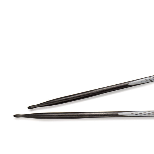 194224|Prym 8" Ergonomic Double Point Knitting Needles, Carbon, 4.0mm