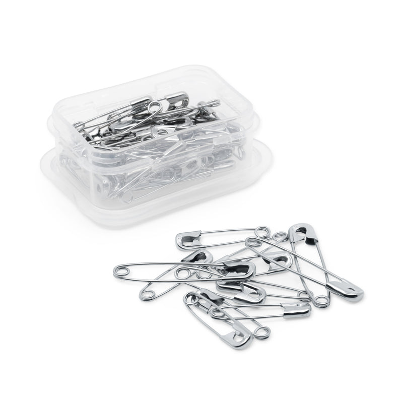 Load image into Gallery viewer, 7211|Dritz Safety Pins, Assorted Sizes, Nickel, 50 pc