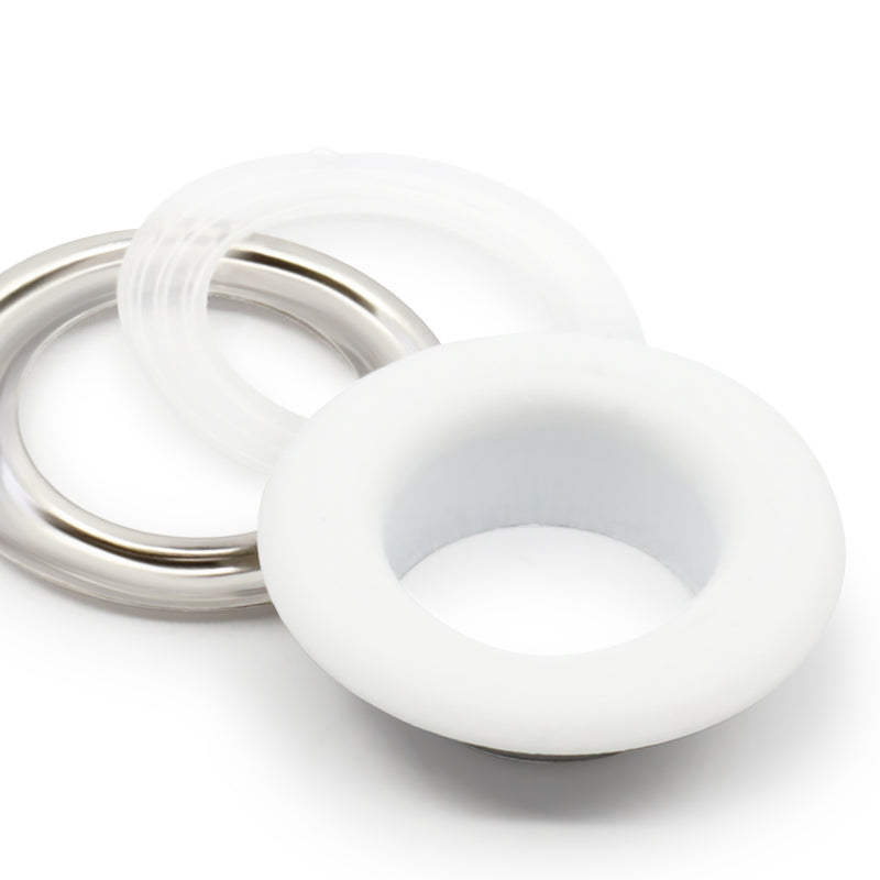 Cargue la imagen en el visor de la galería, 740-9-T|Dritz 1/2" Fashion Grommets, 1 Kit, White