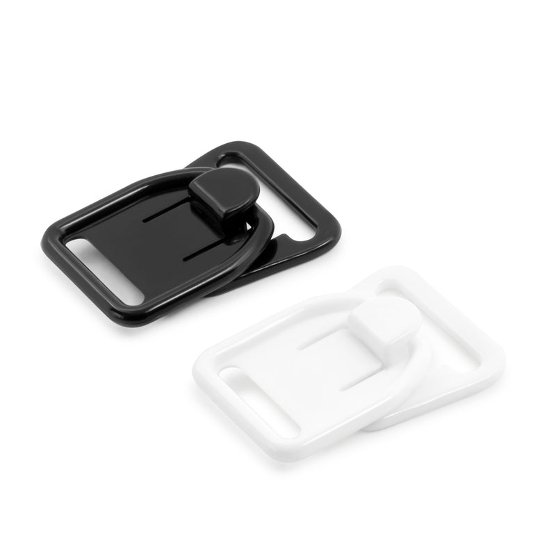 Chargez l'image dans la visionneuse de la galerie, 56698-12-66|Dritz Nursing Bra Clips, Black &amp; White, 4 Sets, 1/2"