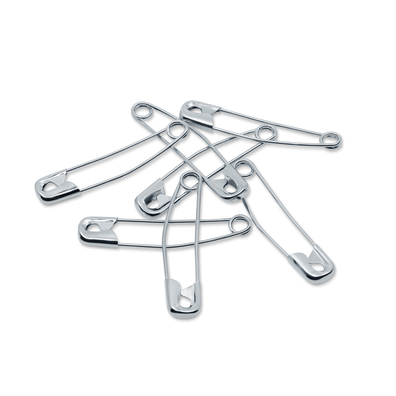 Load image into Gallery viewer, 7216|Dritz 1-1/2" Curved Safety Pins, Nickel, 40 pc