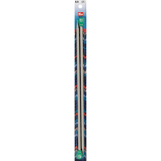 191471|Prym 14" Single Point Aluminum Knitting Needles, 6.5mm