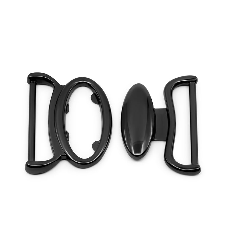Chargez l'image dans la visionneuse de la galerie, 195-33|Dritz Oval Fashion Buckle, Gunmetal