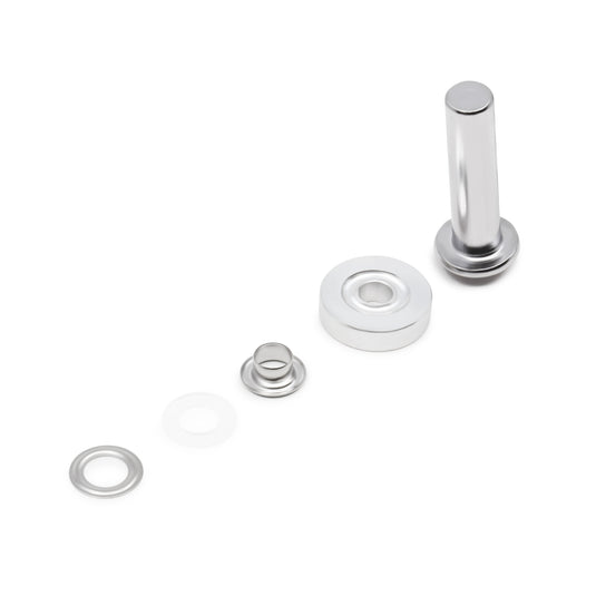 BK129|Dritz 1/4" 2-Part Eyelets & Tools, 72 Sets, Nickel