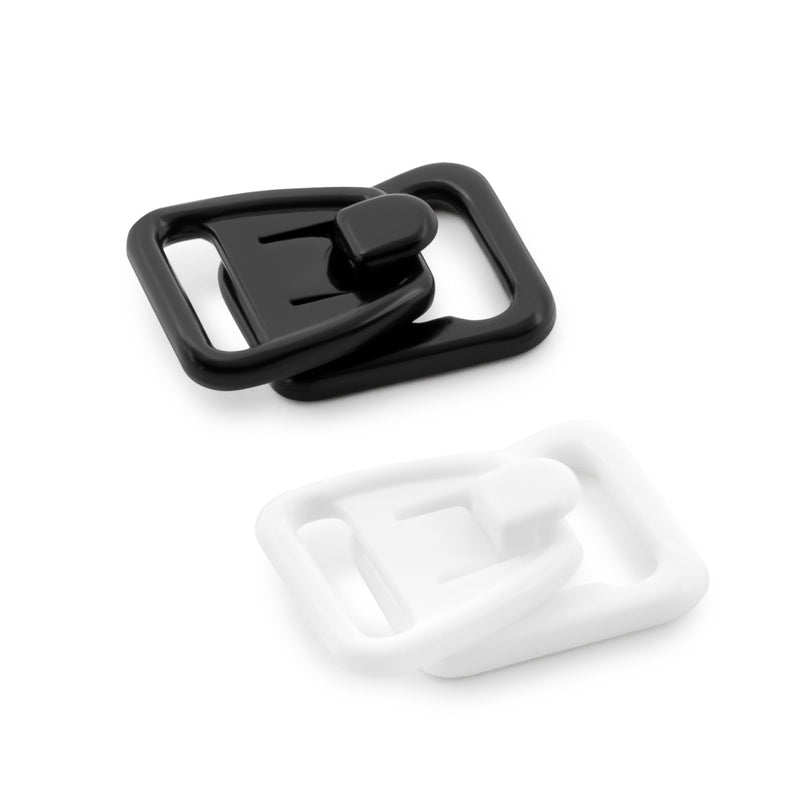 Chargez l'image dans la visionneuse de la galerie, 56698-38-66|Dritz Nursing Bra Clips, Black &amp; White, 4 Sets, 3/8"