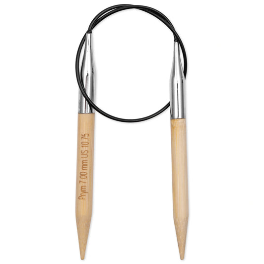 222531|Prym 16" (40 cm) Circular Bamboo Knitting Needles (7 mm)