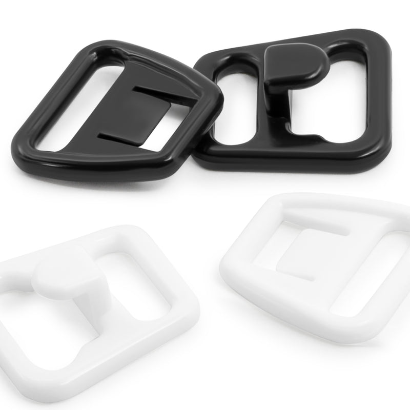 Chargez l'image dans la visionneuse de la galerie, 56698-38-66|Dritz Nursing Bra Clips, Black &amp; White, 4 Sets, 3/8"