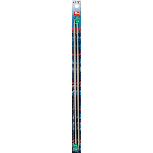 191466|Prym 14" Single Point Aluminum Knitting Needles, 4.5mm